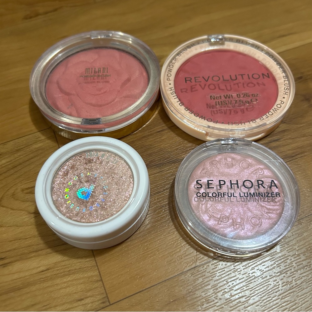 Drugstore Pink Blush and Highlight Set